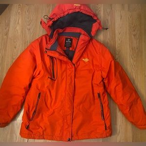 Wantdo Winter Puffer Jacket Red/Black Size Large
